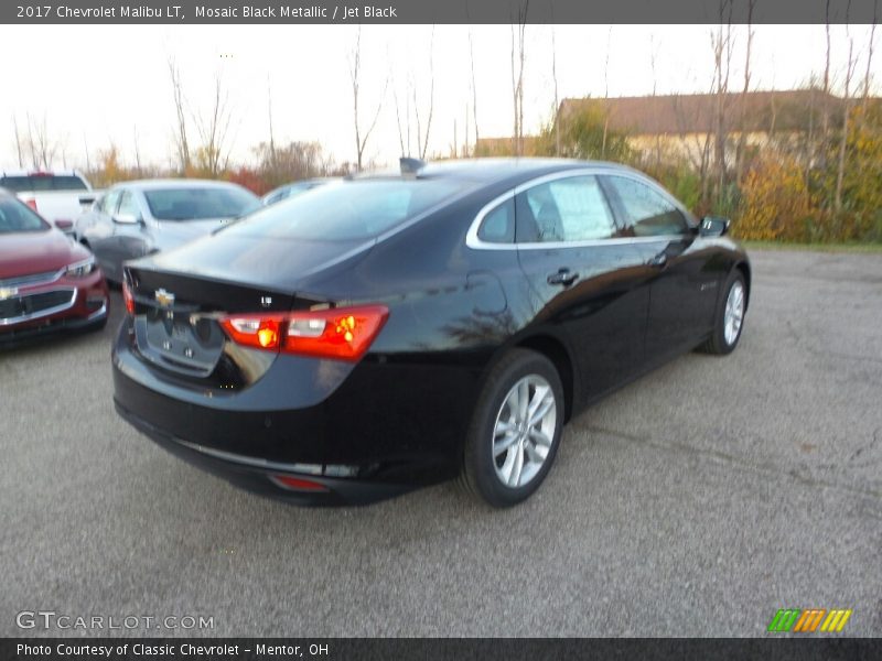 Mosaic Black Metallic / Jet Black 2017 Chevrolet Malibu LT