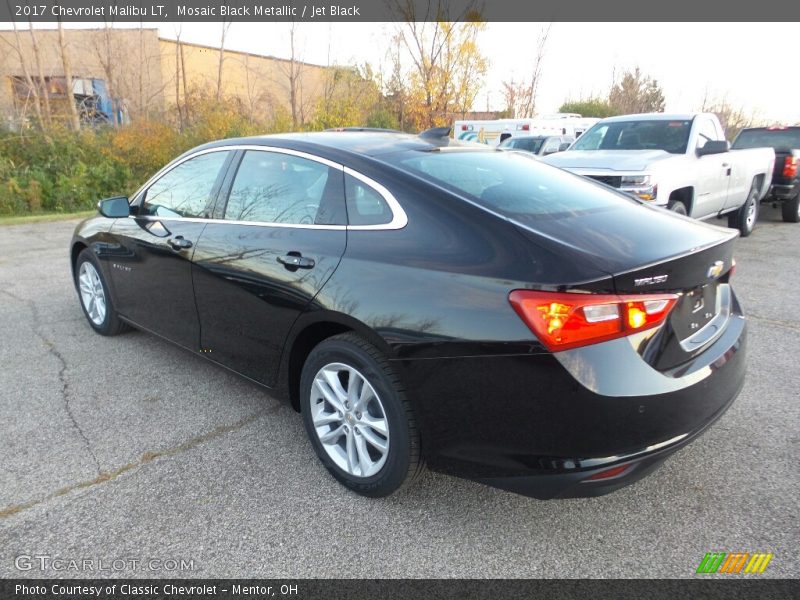 Mosaic Black Metallic / Jet Black 2017 Chevrolet Malibu LT