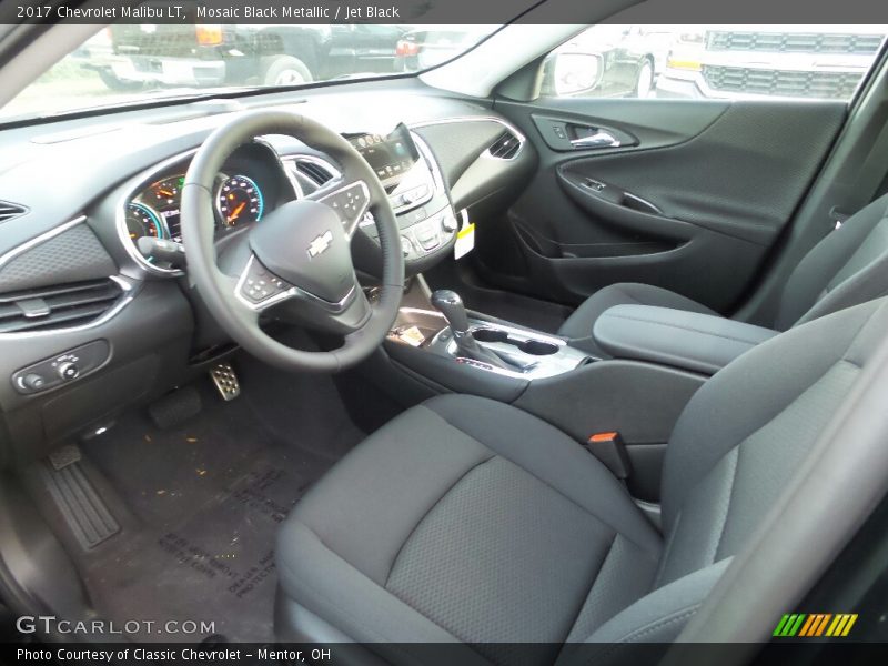 Mosaic Black Metallic / Jet Black 2017 Chevrolet Malibu LT