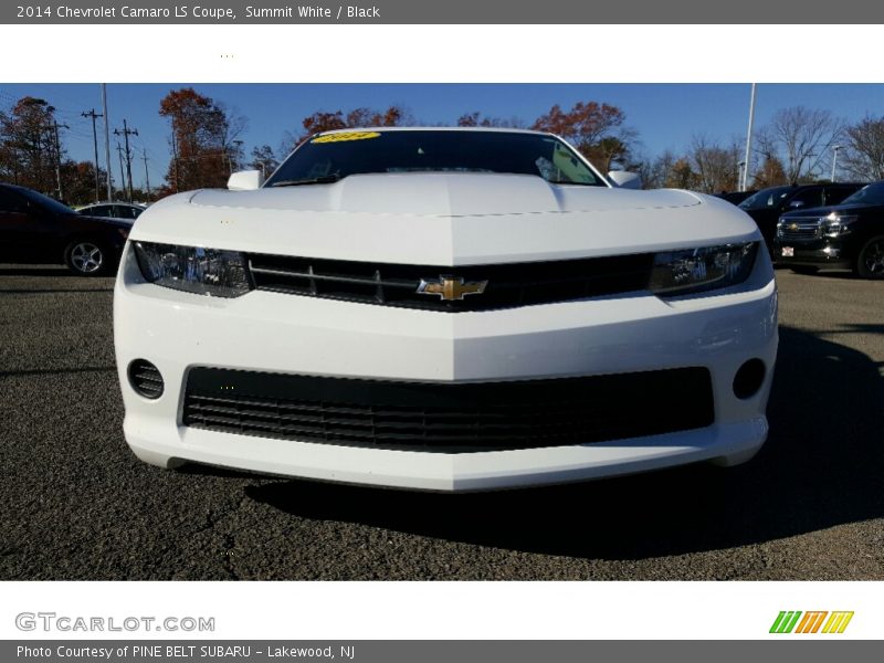 Summit White / Black 2014 Chevrolet Camaro LS Coupe