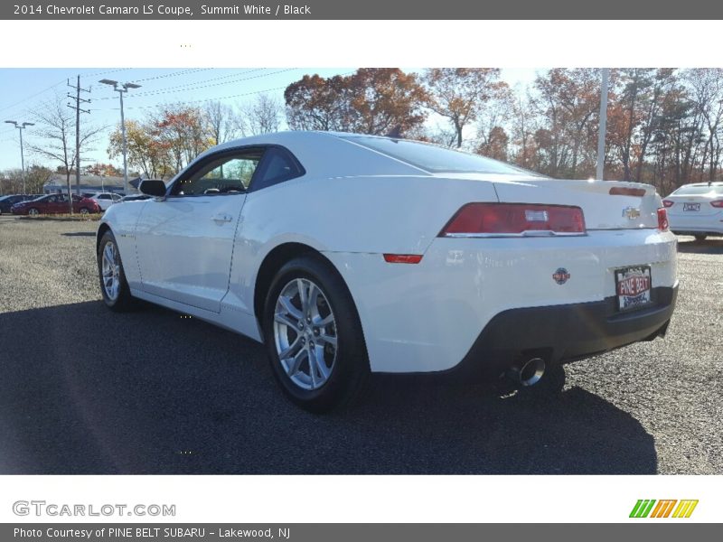 Summit White / Black 2014 Chevrolet Camaro LS Coupe
