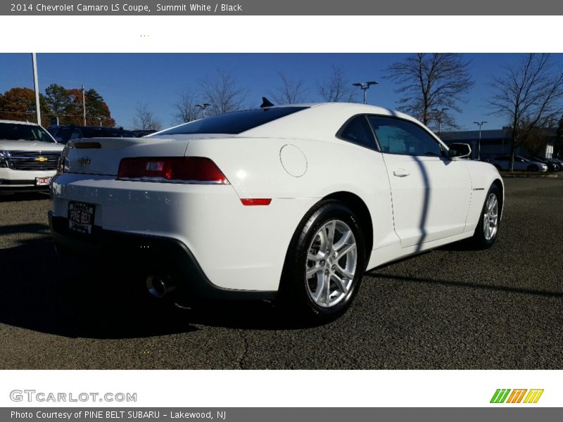 Summit White / Black 2014 Chevrolet Camaro LS Coupe