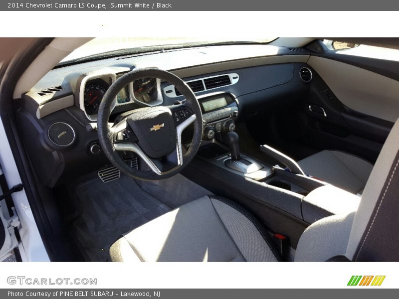 Summit White / Black 2014 Chevrolet Camaro LS Coupe