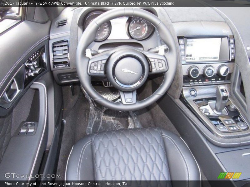 Dashboard of 2017 F-TYPE SVR AWD Convertible