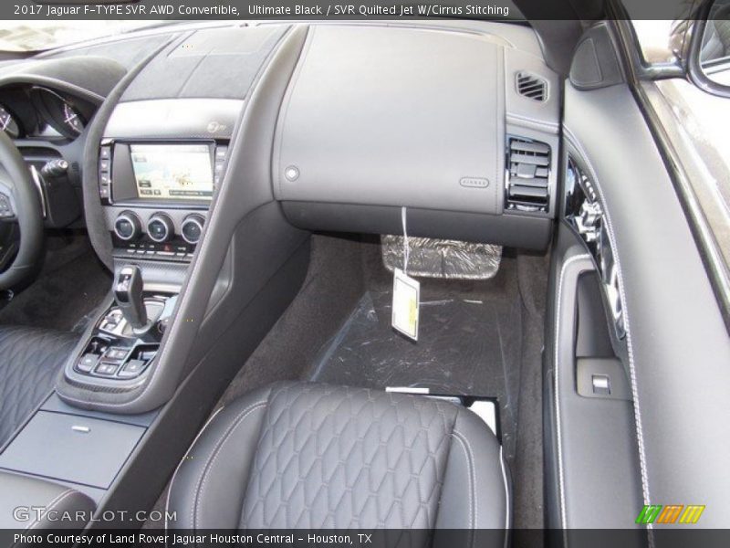 Dashboard of 2017 F-TYPE SVR AWD Convertible