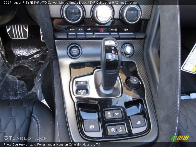 Controls of 2017 F-TYPE SVR AWD Convertible