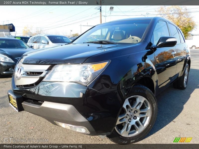 Formal Black Pearl / Ebony 2007 Acura MDX Technology