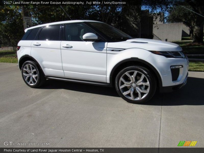 Fuji White / Ivory/Espresso 2017 Land Rover Range Rover Evoque Autobiography