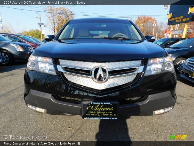 Formal Black Pearl / Ebony 2007 Acura MDX Technology