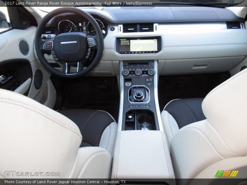Dashboard of 2017 Range Rover Evoque Autobiography