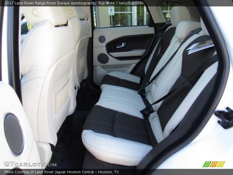 Rear Seat of 2017 Range Rover Evoque Autobiography