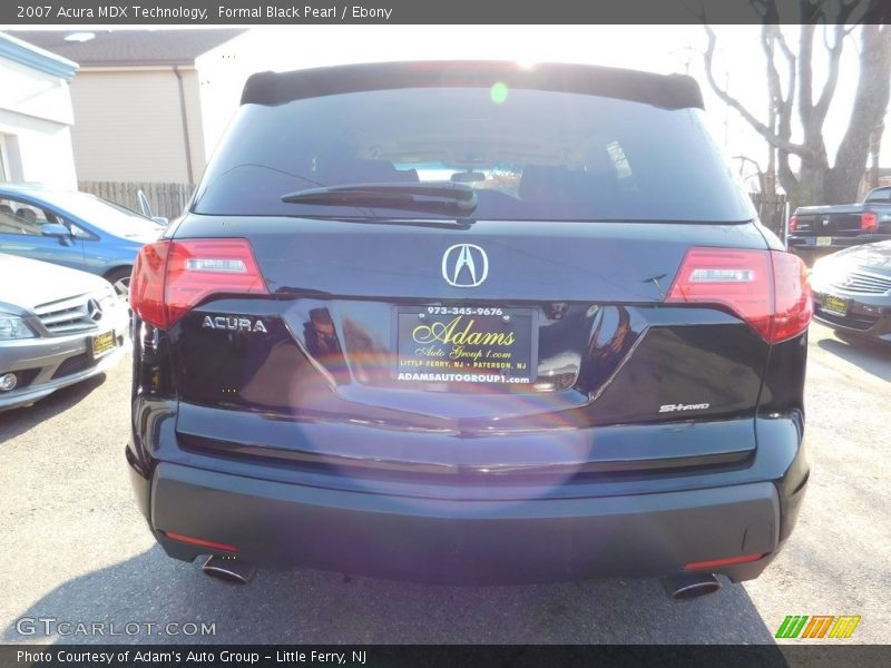 Formal Black Pearl / Ebony 2007 Acura MDX Technology