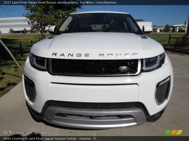Fuji White / Ivory/Espresso 2017 Land Rover Range Rover Evoque Autobiography