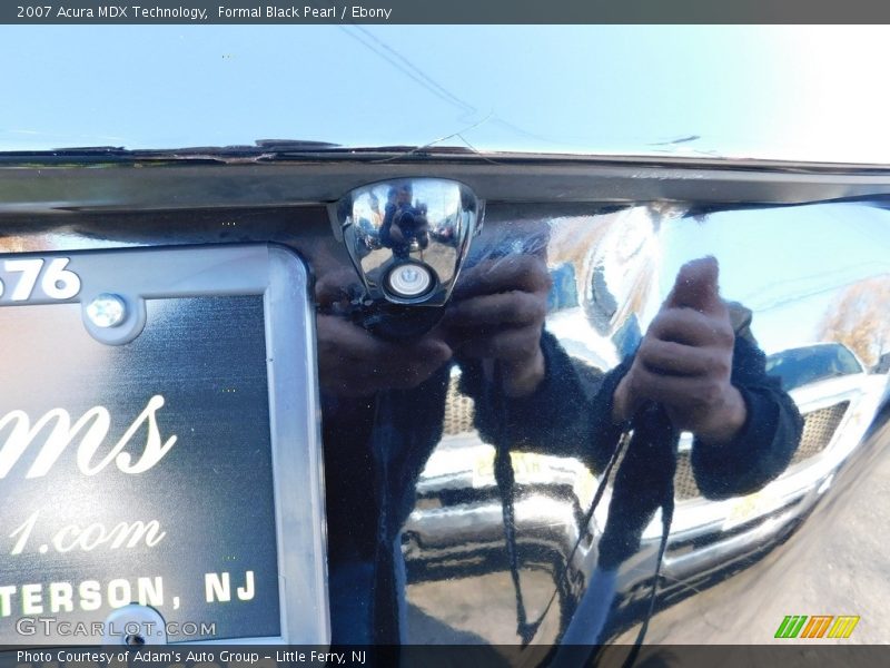 Formal Black Pearl / Ebony 2007 Acura MDX Technology