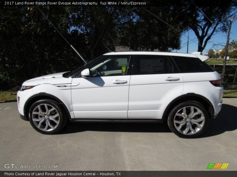  2017 Range Rover Evoque Autobiography Fuji White