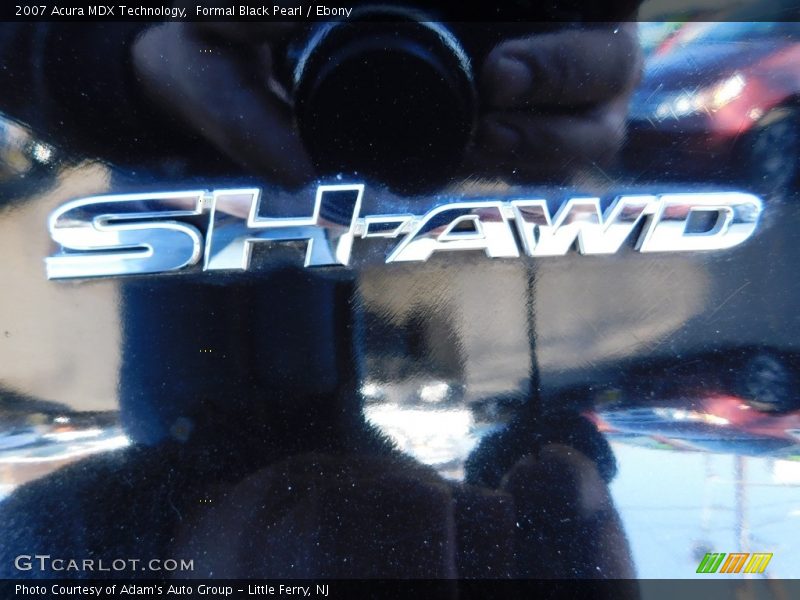 Formal Black Pearl / Ebony 2007 Acura MDX Technology