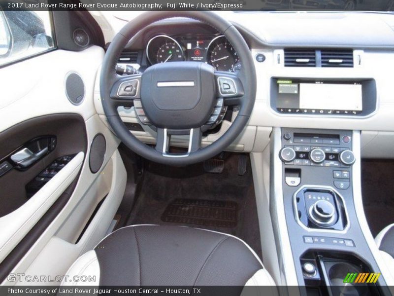 Fuji White / Ivory/Espresso 2017 Land Rover Range Rover Evoque Autobiography