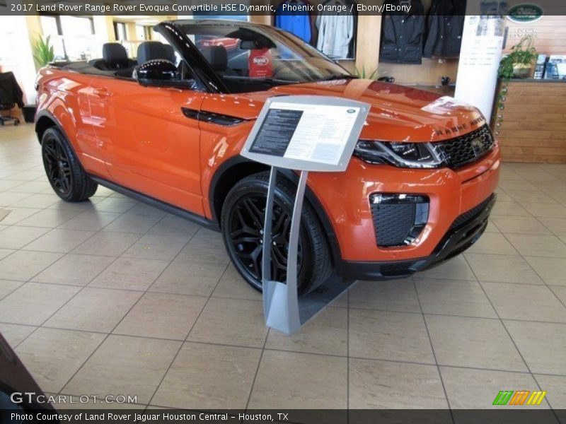 2017 Range Rover Evoque Convertible HSE Dynamic Phoenix Orange