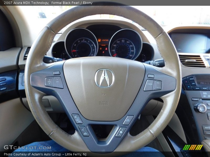 Formal Black Pearl / Ebony 2007 Acura MDX Technology