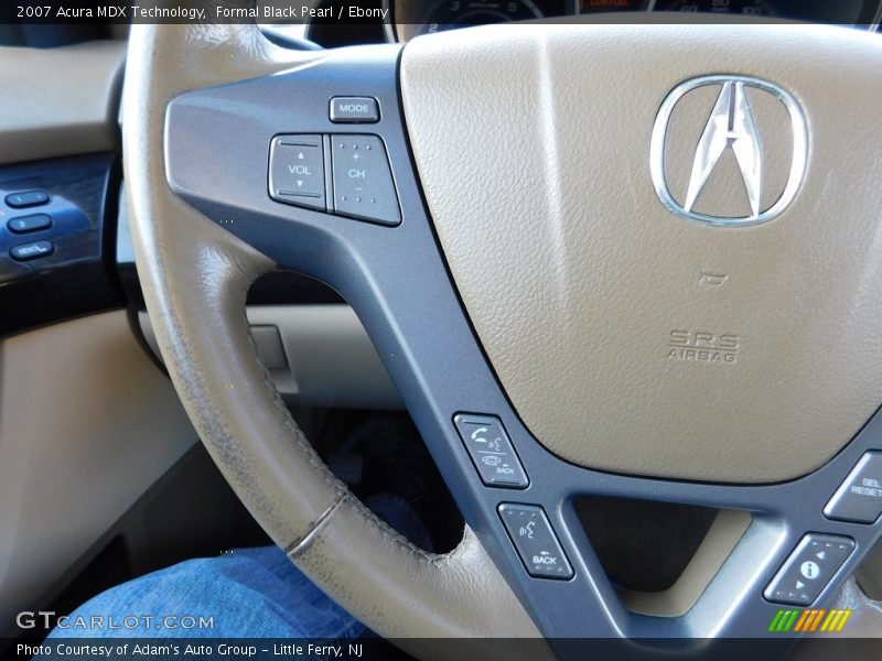 Formal Black Pearl / Ebony 2007 Acura MDX Technology
