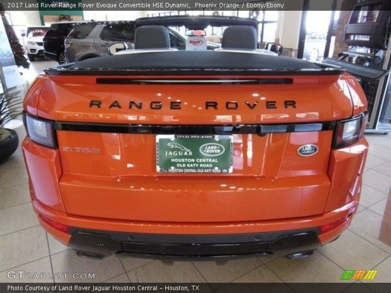 Phoenix Orange / Ebony/Ebony 2017 Land Rover Range Rover Evoque Convertible HSE Dynamic