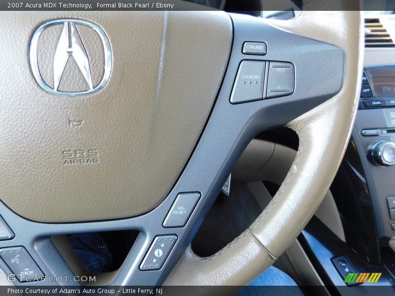 Formal Black Pearl / Ebony 2007 Acura MDX Technology