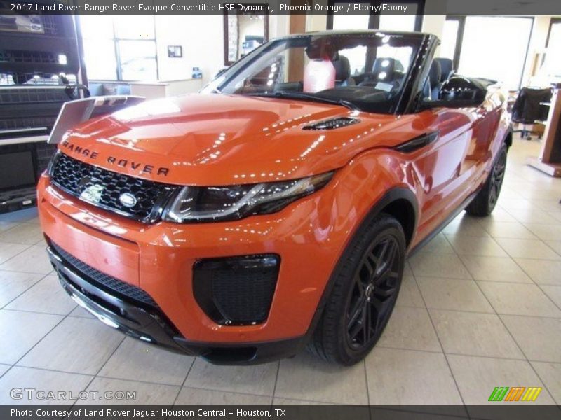  2017 Range Rover Evoque Convertible HSE Dynamic Phoenix Orange