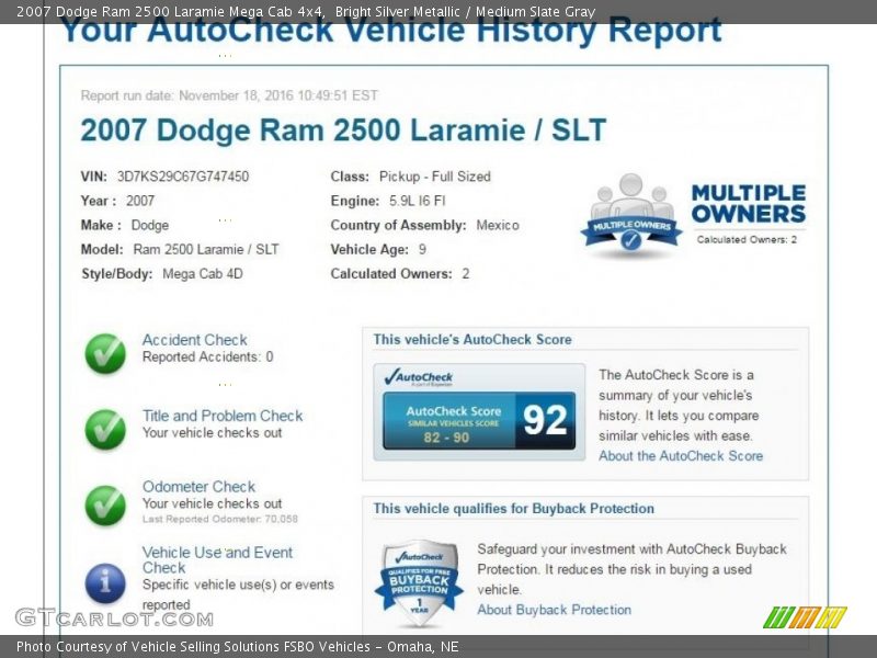 Bright Silver Metallic / Medium Slate Gray 2007 Dodge Ram 2500 Laramie Mega Cab 4x4