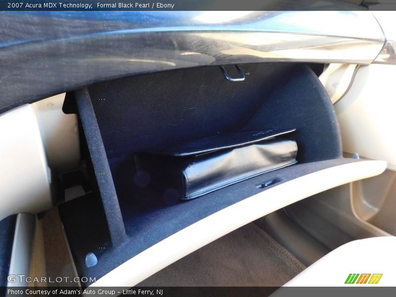 Formal Black Pearl / Ebony 2007 Acura MDX Technology