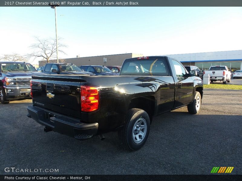 Black / Dark Ash/Jet Black 2017 Chevrolet Silverado 1500 WT Regular Cab