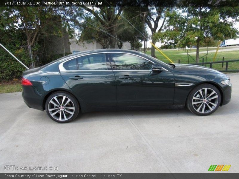 British Racing Green / Jet 2017 Jaguar XE 20d Prestige