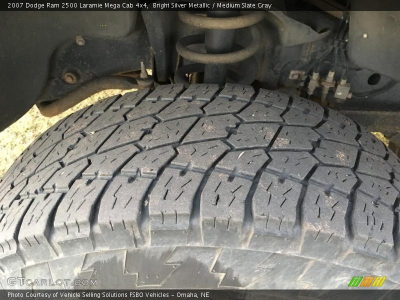 Bright Silver Metallic / Medium Slate Gray 2007 Dodge Ram 2500 Laramie Mega Cab 4x4