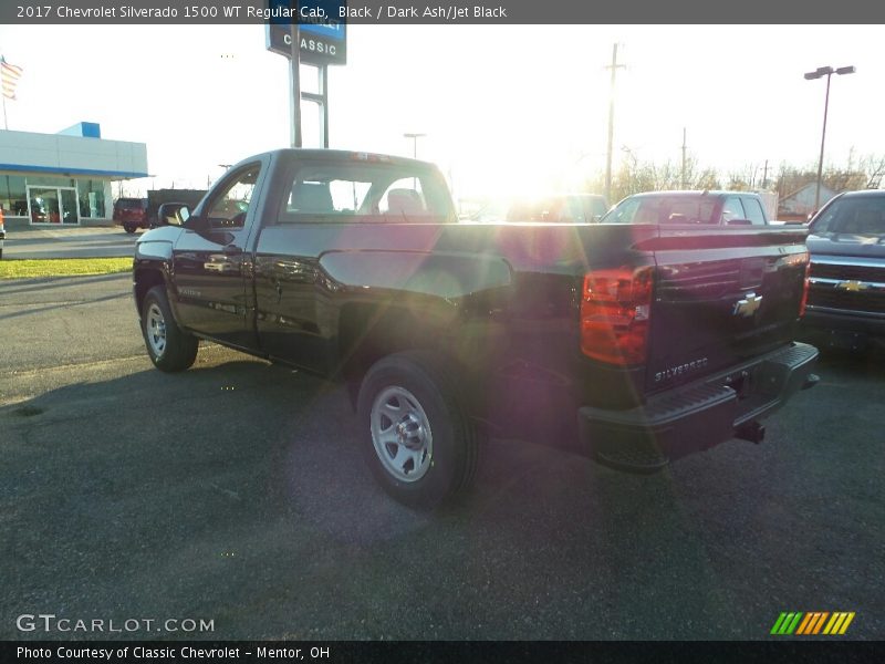Black / Dark Ash/Jet Black 2017 Chevrolet Silverado 1500 WT Regular Cab