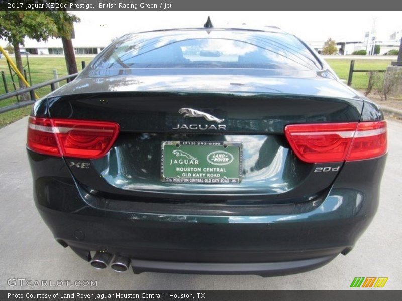 British Racing Green / Jet 2017 Jaguar XE 20d Prestige
