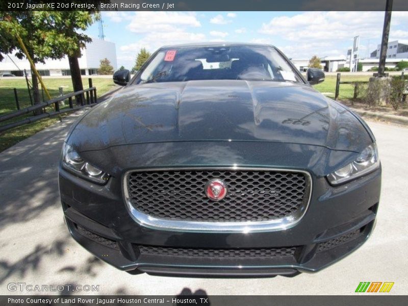 British Racing Green / Jet 2017 Jaguar XE 20d Prestige