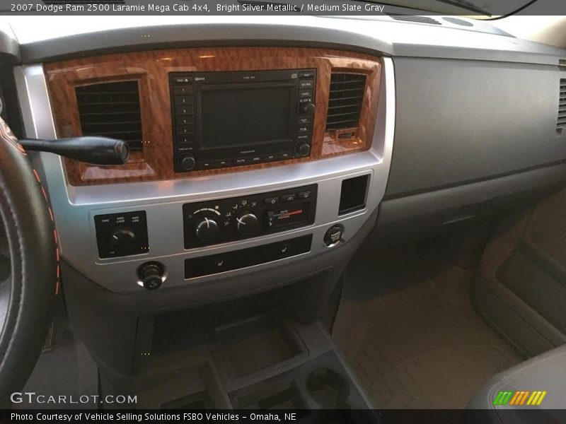 Bright Silver Metallic / Medium Slate Gray 2007 Dodge Ram 2500 Laramie Mega Cab 4x4