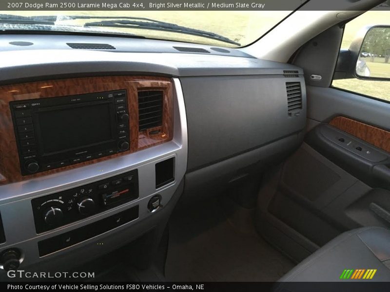 Bright Silver Metallic / Medium Slate Gray 2007 Dodge Ram 2500 Laramie Mega Cab 4x4