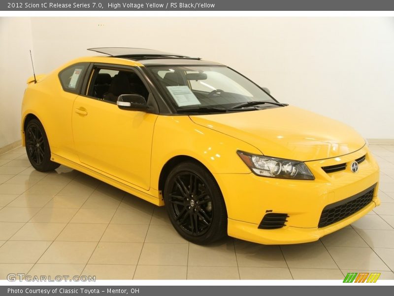 High Voltage Yellow / RS Black/Yellow 2012 Scion tC Release Series 7.0