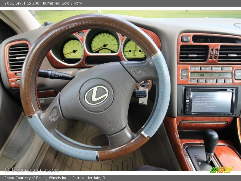 Burnished Gold / Ivory 2001 Lexus GS 300