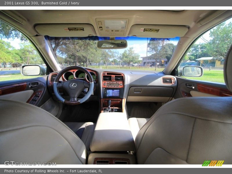 Burnished Gold / Ivory 2001 Lexus GS 300