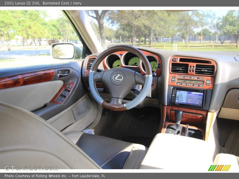 Burnished Gold / Ivory 2001 Lexus GS 300