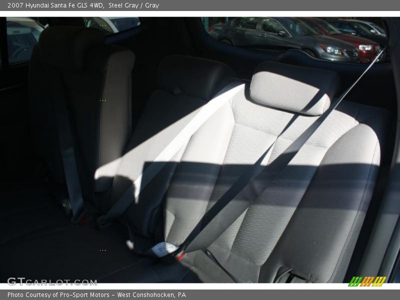 Steel Gray / Gray 2007 Hyundai Santa Fe GLS 4WD