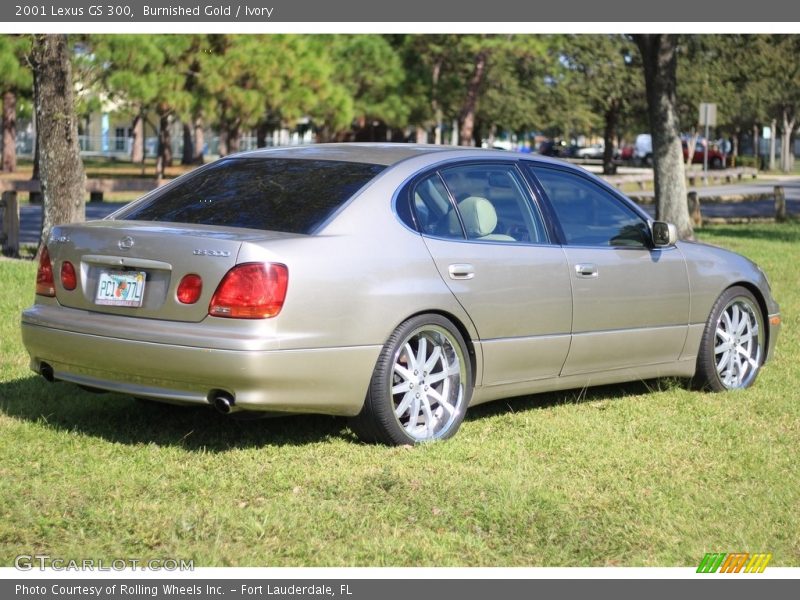 Burnished Gold / Ivory 2001 Lexus GS 300