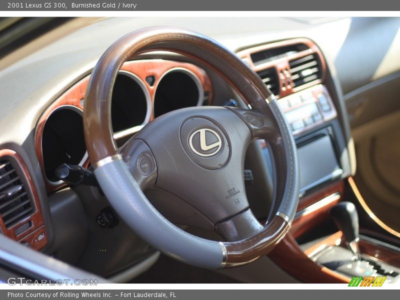 Burnished Gold / Ivory 2001 Lexus GS 300
