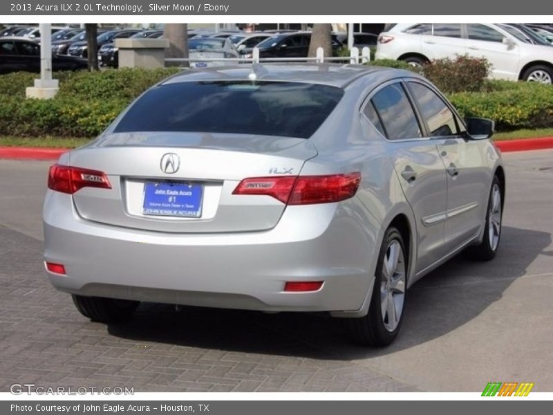 Silver Moon / Ebony 2013 Acura ILX 2.0L Technology