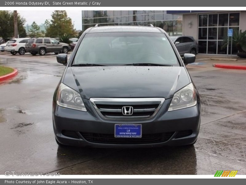 Slate Green Metallic / Gray 2006 Honda Odyssey EX