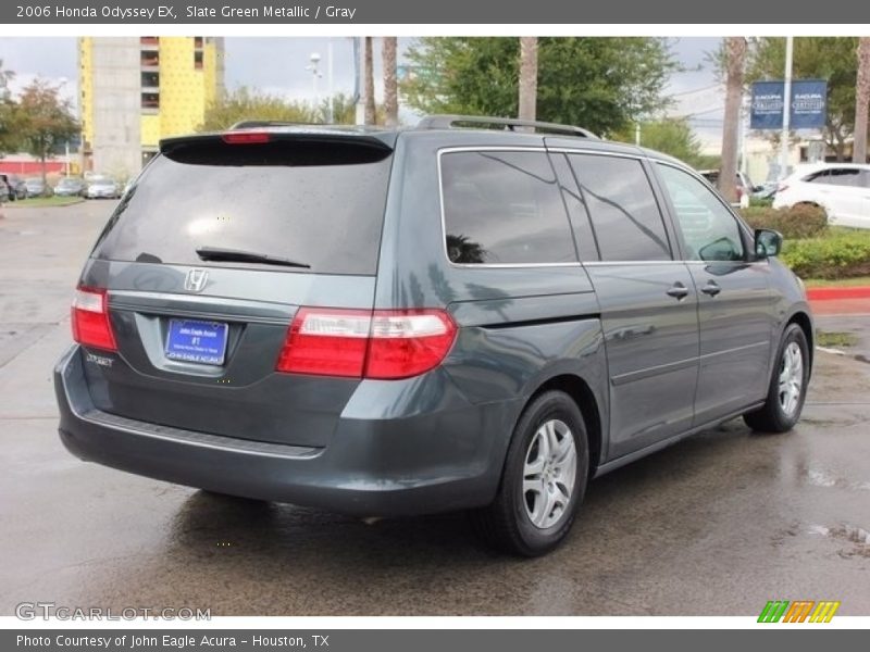 Slate Green Metallic / Gray 2006 Honda Odyssey EX