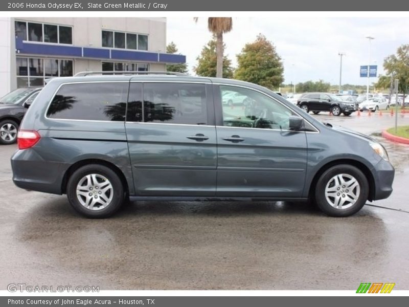 Slate Green Metallic / Gray 2006 Honda Odyssey EX