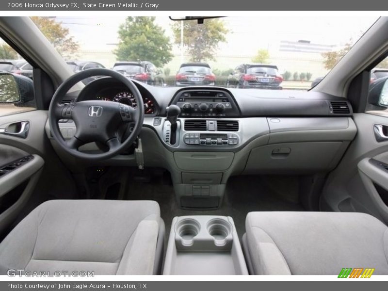 Slate Green Metallic / Gray 2006 Honda Odyssey EX