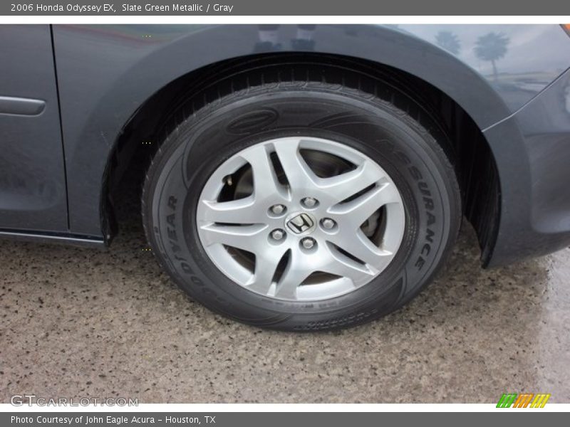 Slate Green Metallic / Gray 2006 Honda Odyssey EX